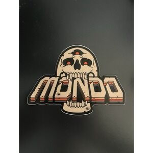 MONDO Skull Logo Sticker Horror‎ Art Collectible Vinyl Decal Rare HTF
